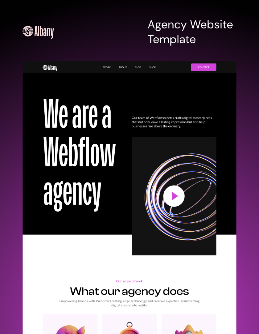 Albany — web Flow™