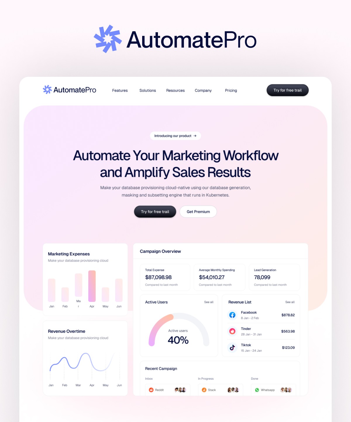 AutomatePro — plantilla FLØW
