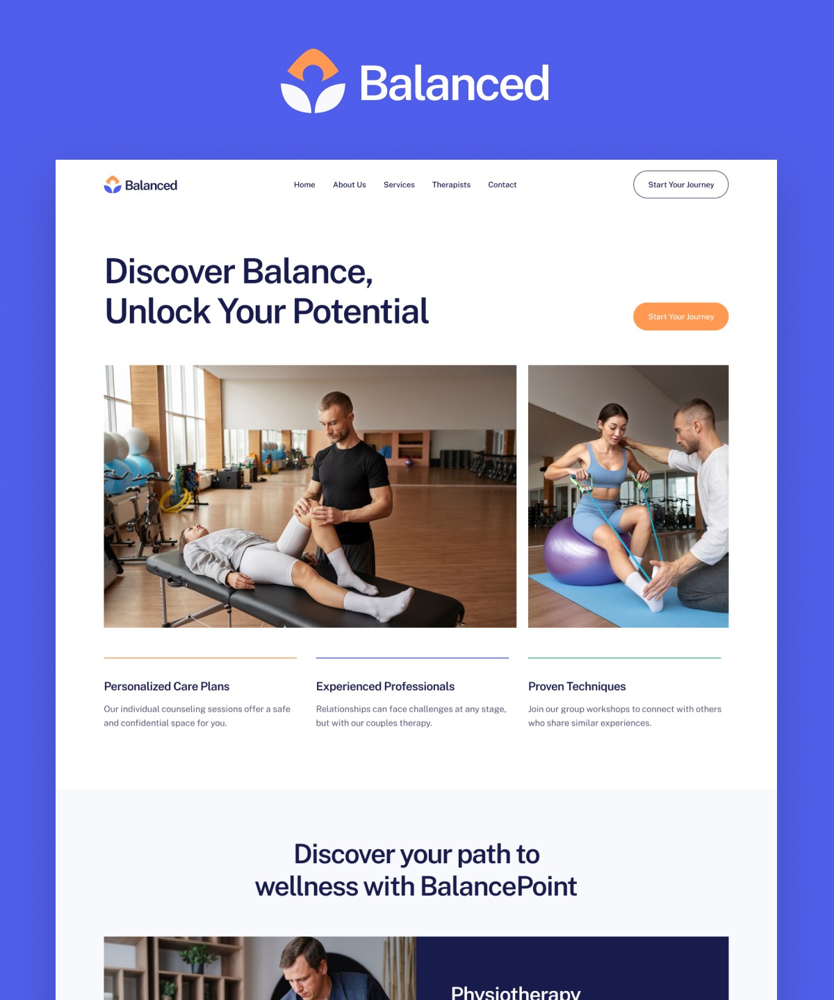 Balanced — plantilla FLØW