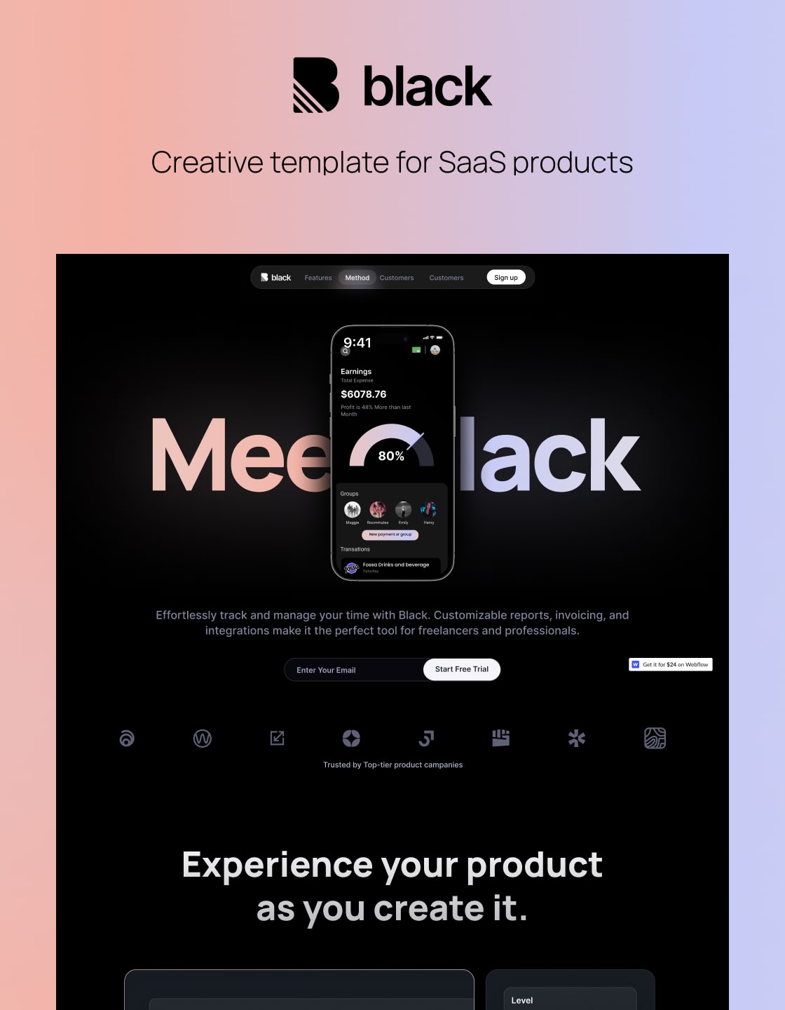 Black — web Flow™
