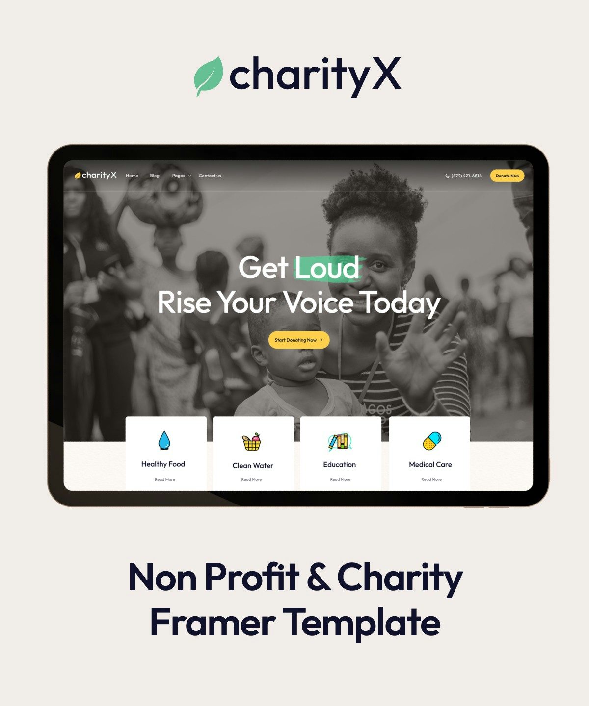 CharityX — web Flow™