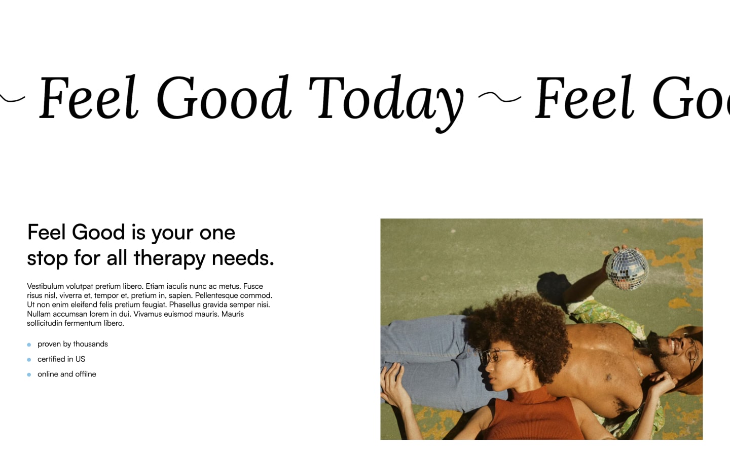 Feel Good — vista 2