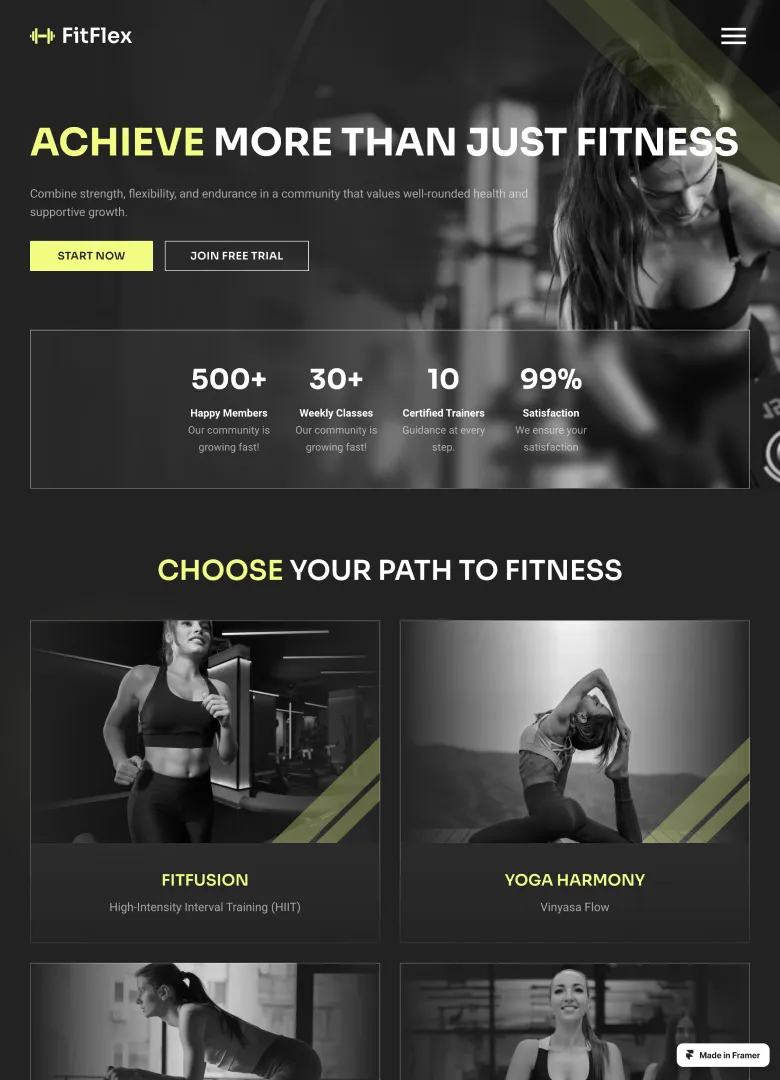 Fitflex — web Flow™