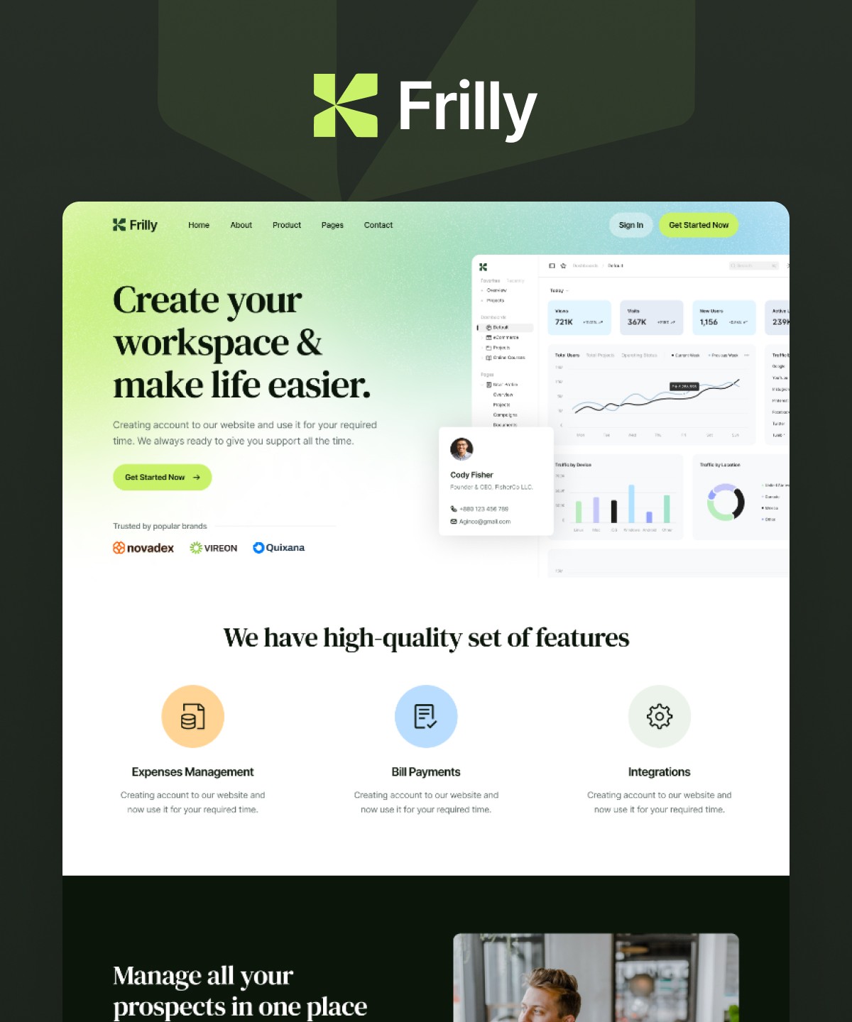 Frilly — web Flow™