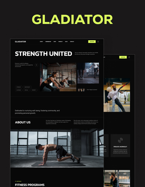 Gladiator — web Flow™