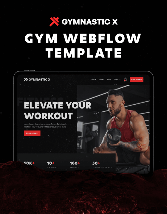 Gymnastic X — web Flow™