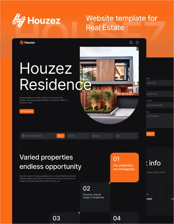 Houzez — web Flow™