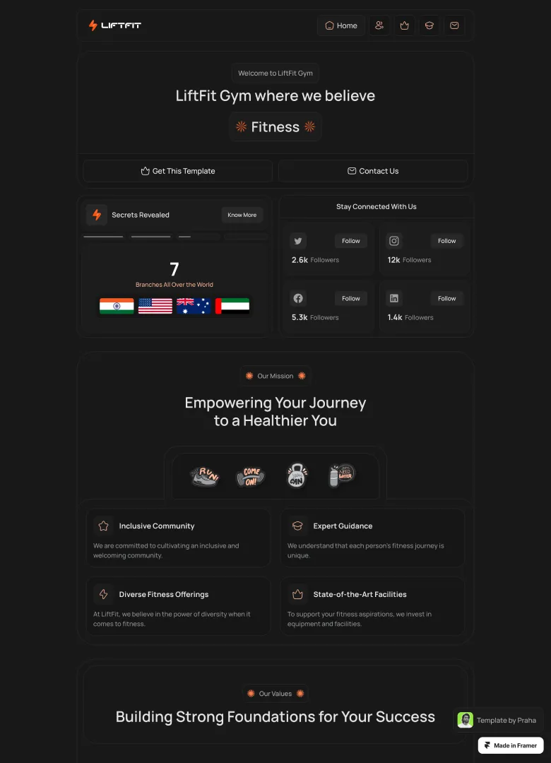 LiftFit — web Flow™