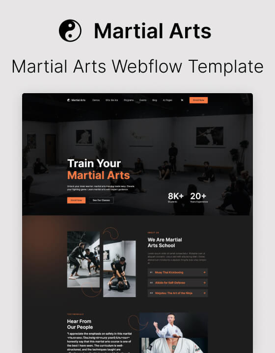 Martial Arts — web Flow™