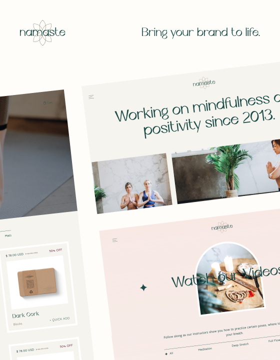 Namaste — web Flow™