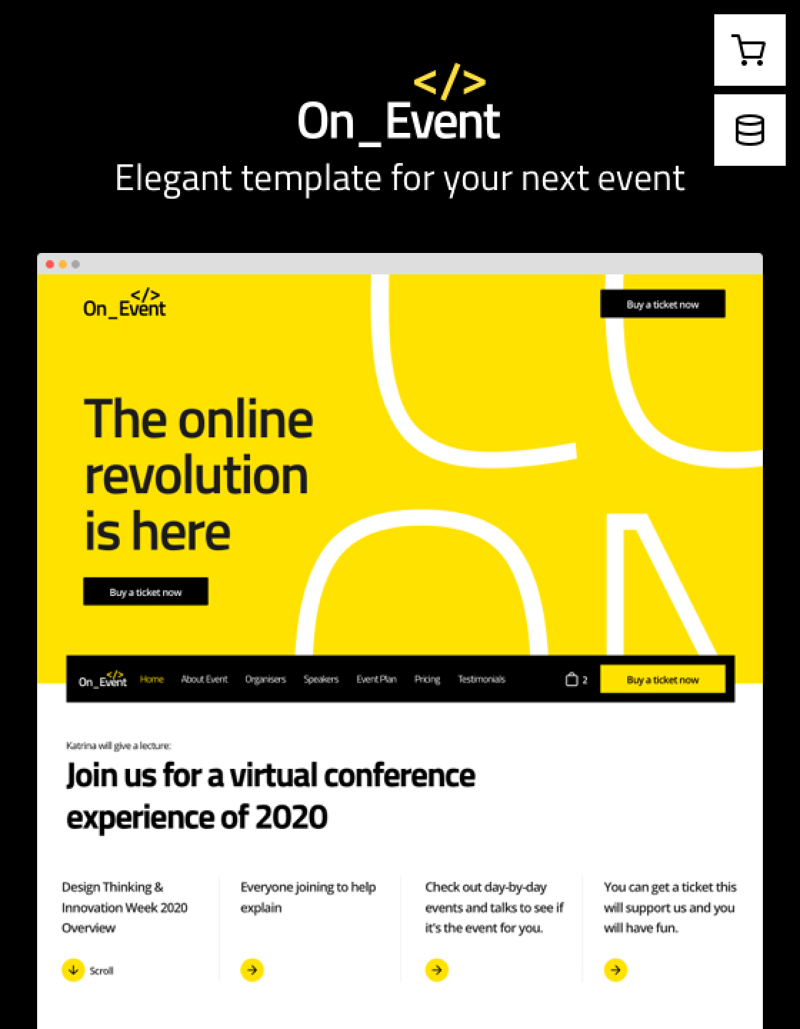 On Event — web Flow™