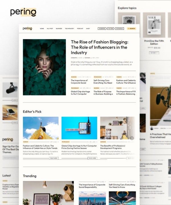 Pering — web Flow™