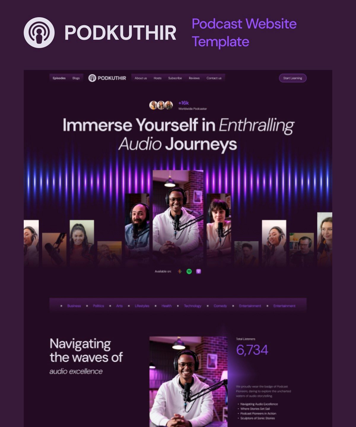 Podkuthir — web Flow™