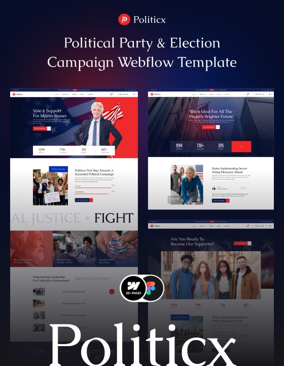 Politicx — web Flow™