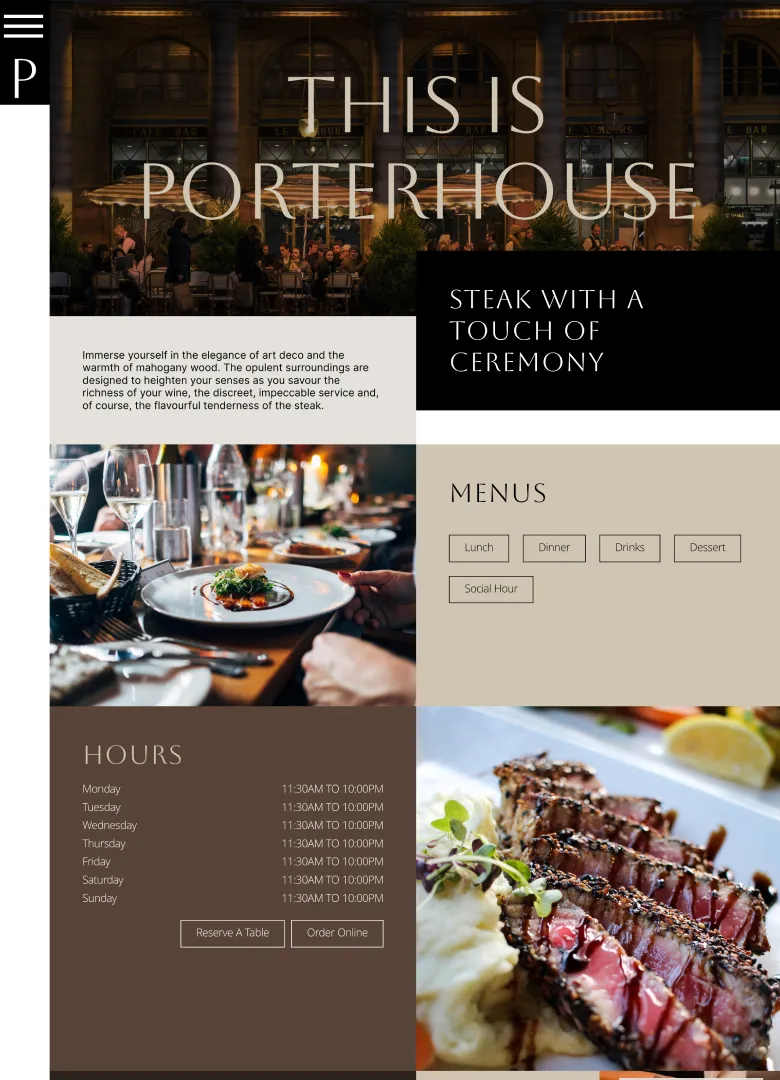 Porterhouse — web Flow™