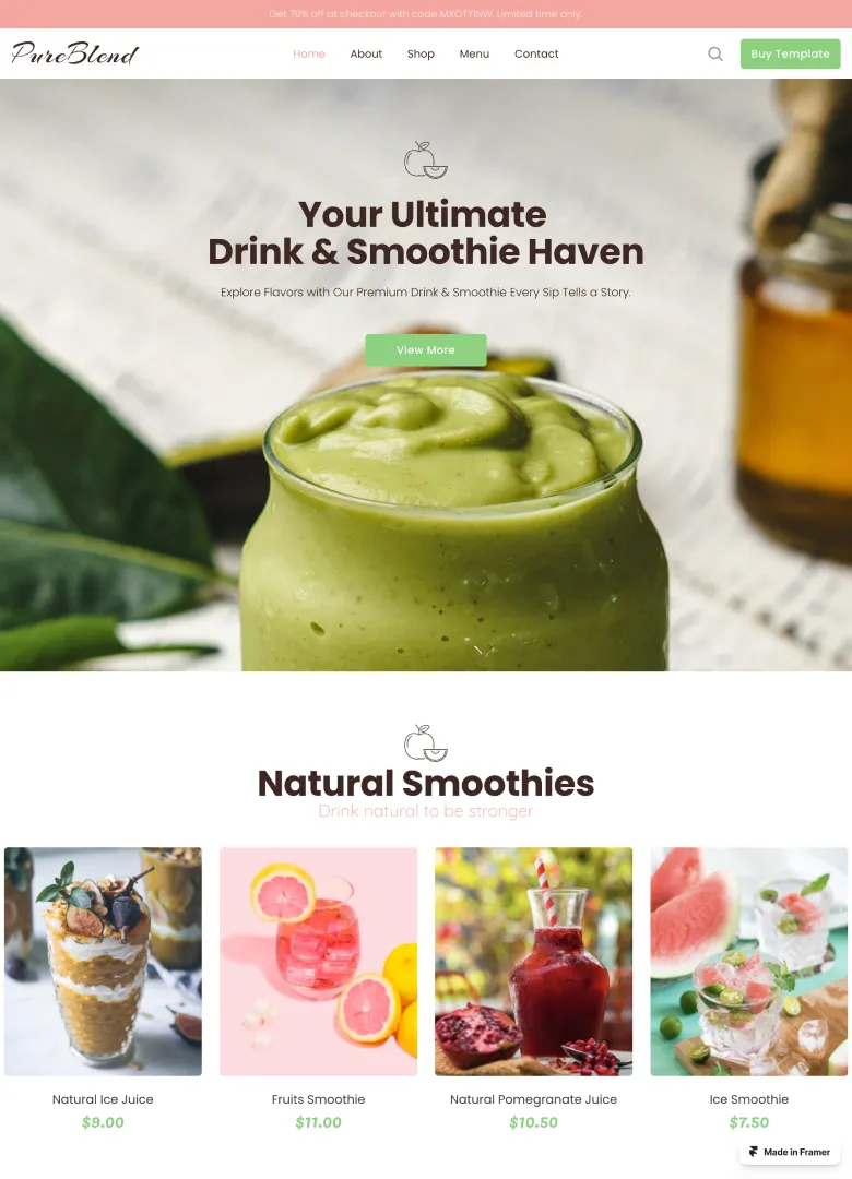 PureBlend — web Flow™
