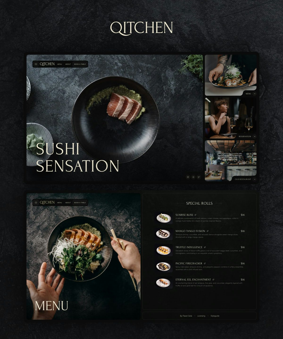 Qitchen — web Flow™