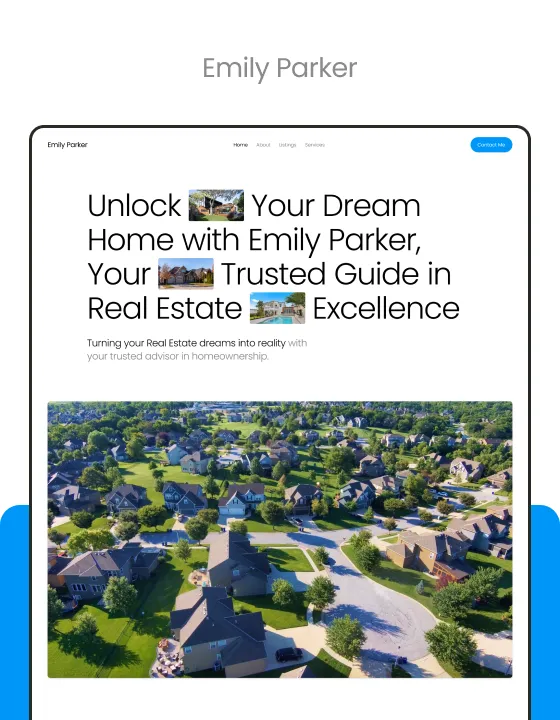 Realtor Emily Parker — web Flow™