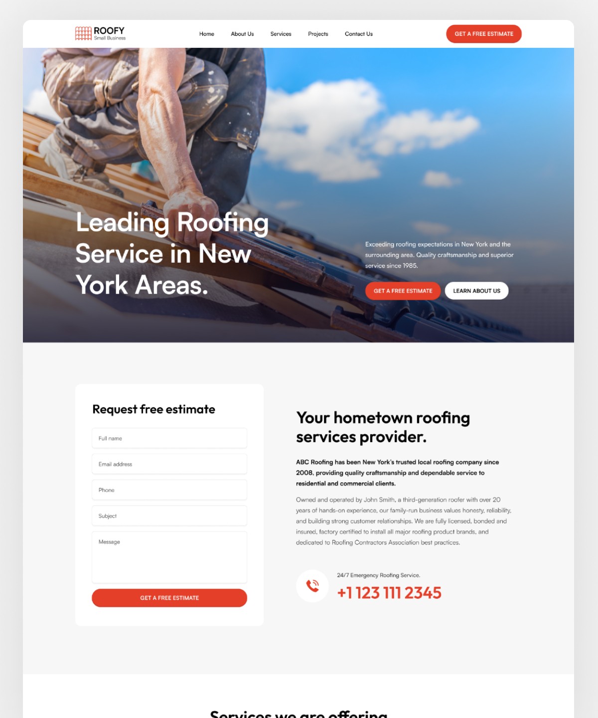 Roofy — web Flow™