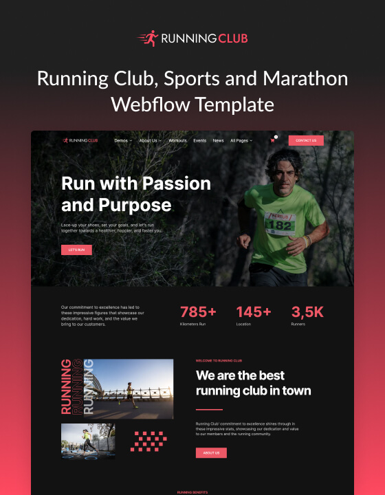 Running Club 128 — web Flow™
