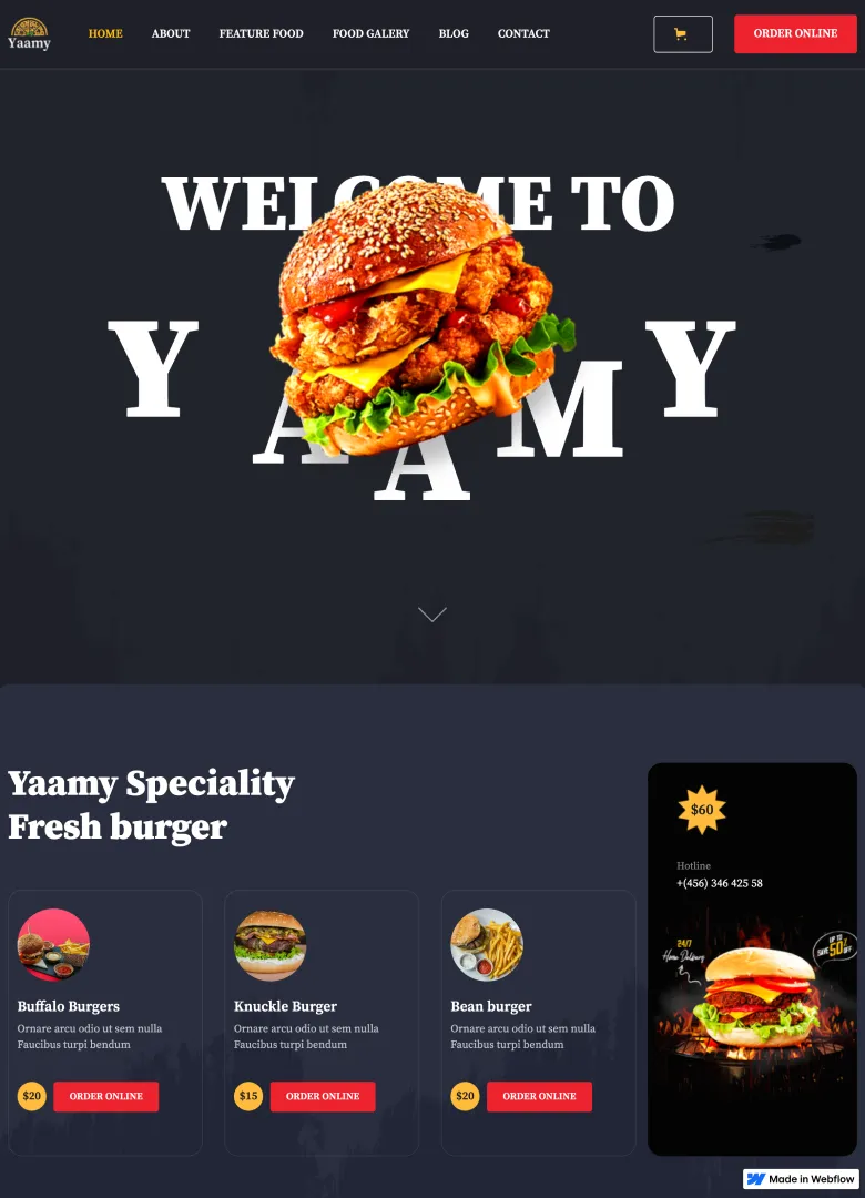 Yaamy — web Flow™
