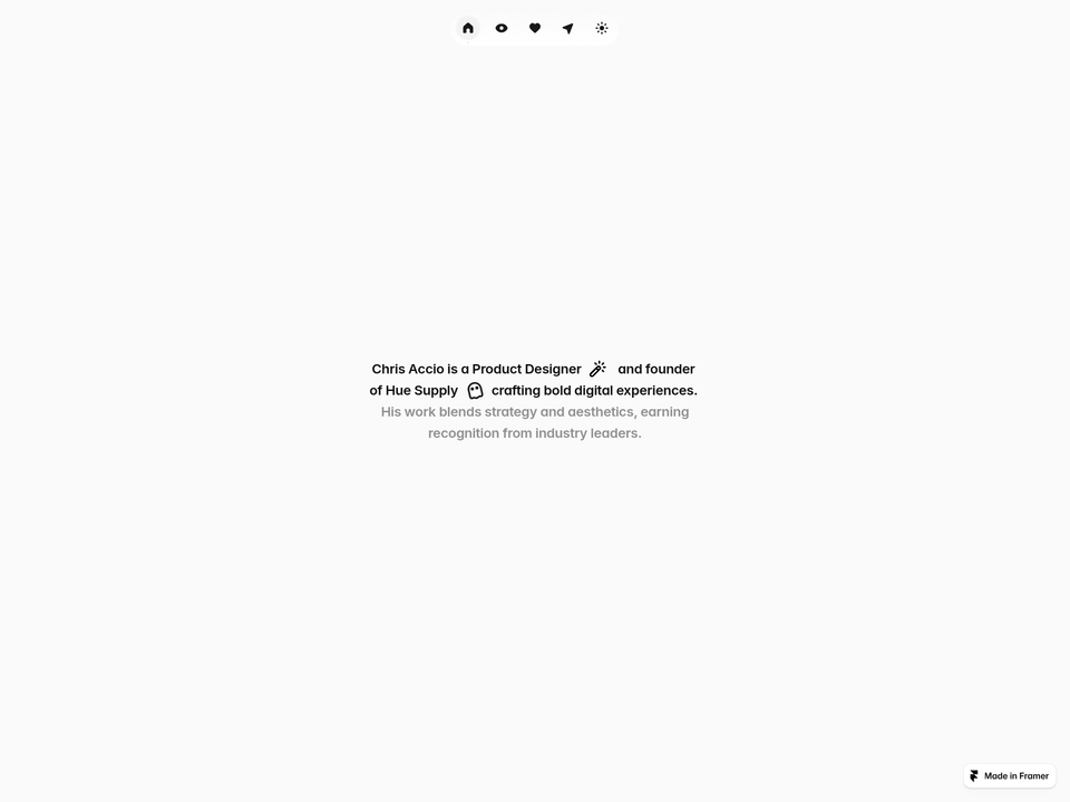 Accio — view 1