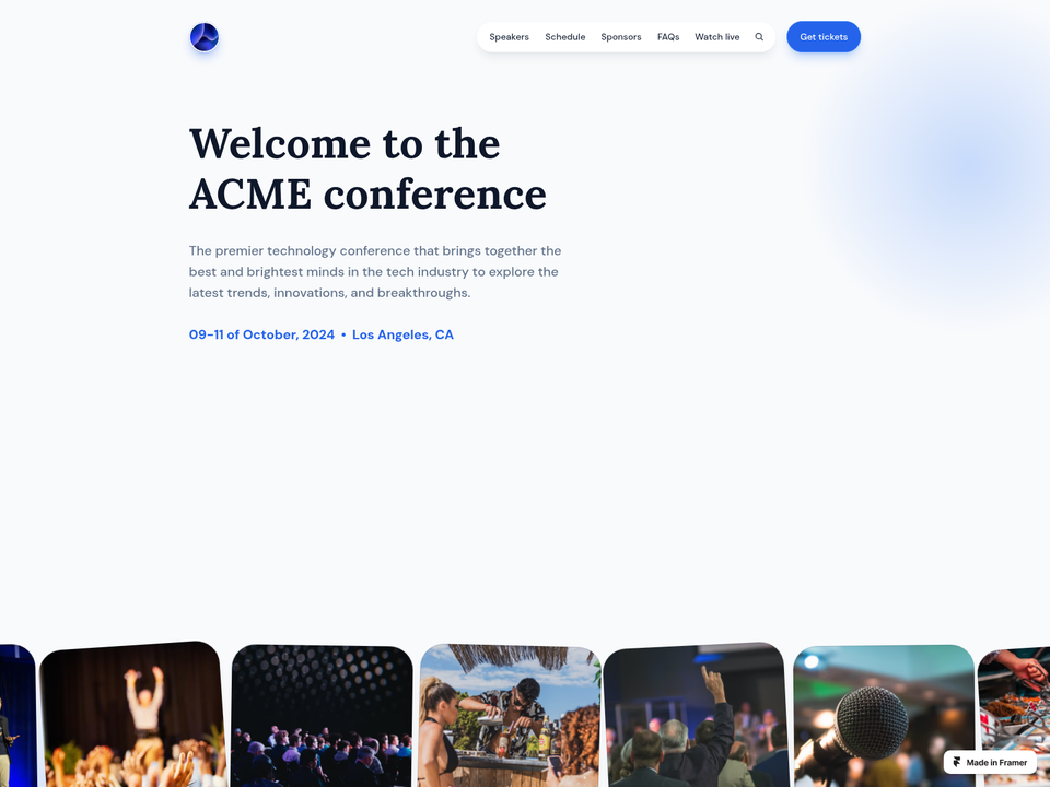 ACME Conference — view 2
