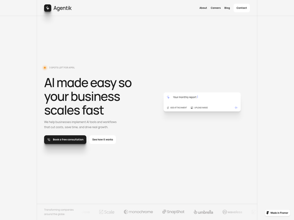 Agentik — view 1