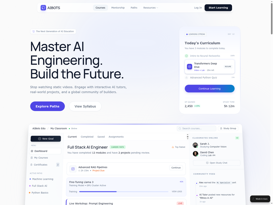 Aibots — view 1