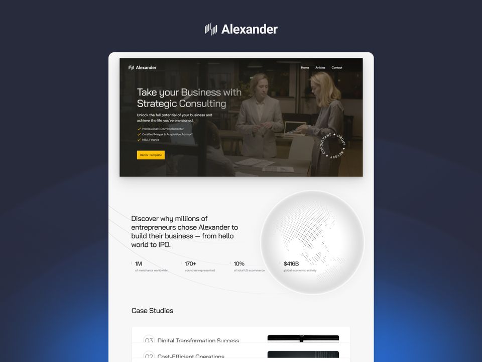 Alexander — vista 1
