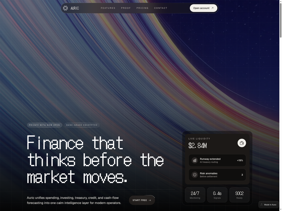 Auric — view 1