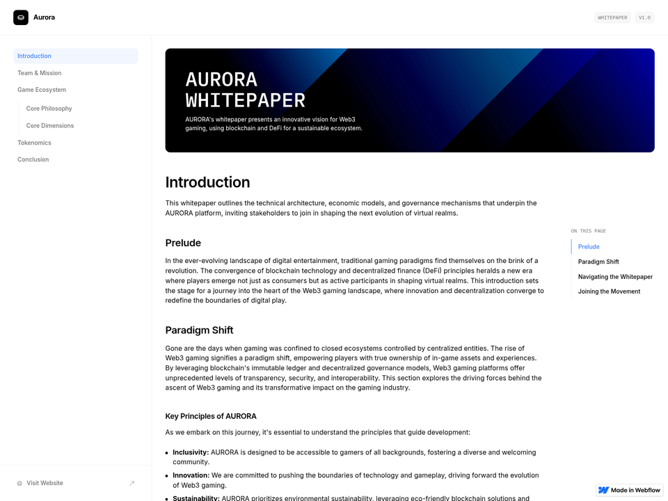 Aurora Docs — view 3