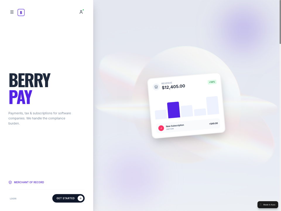 BerryPay — view 1