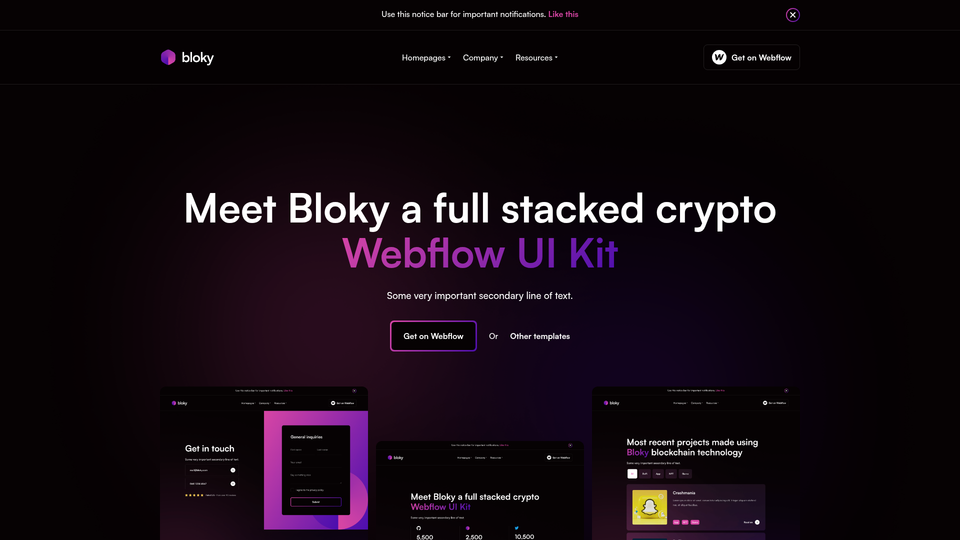 Bloky — view 1