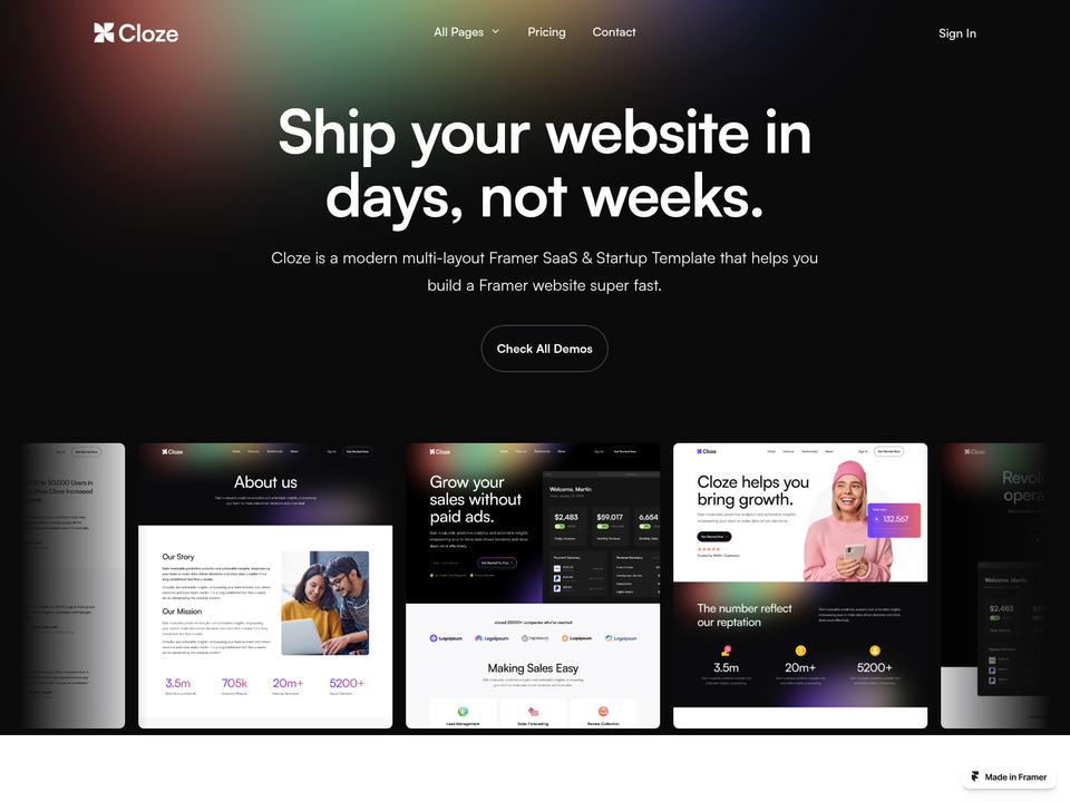 Cloze — view 3
