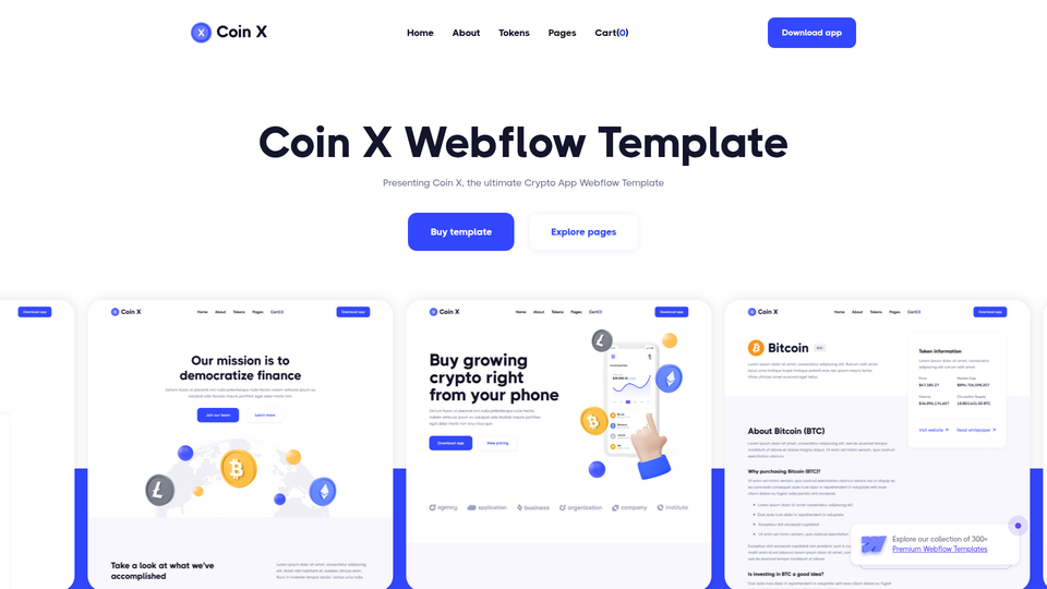 Coin X — view 1