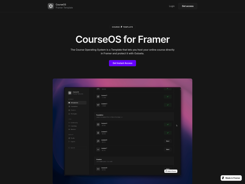 CourseOS — view 1