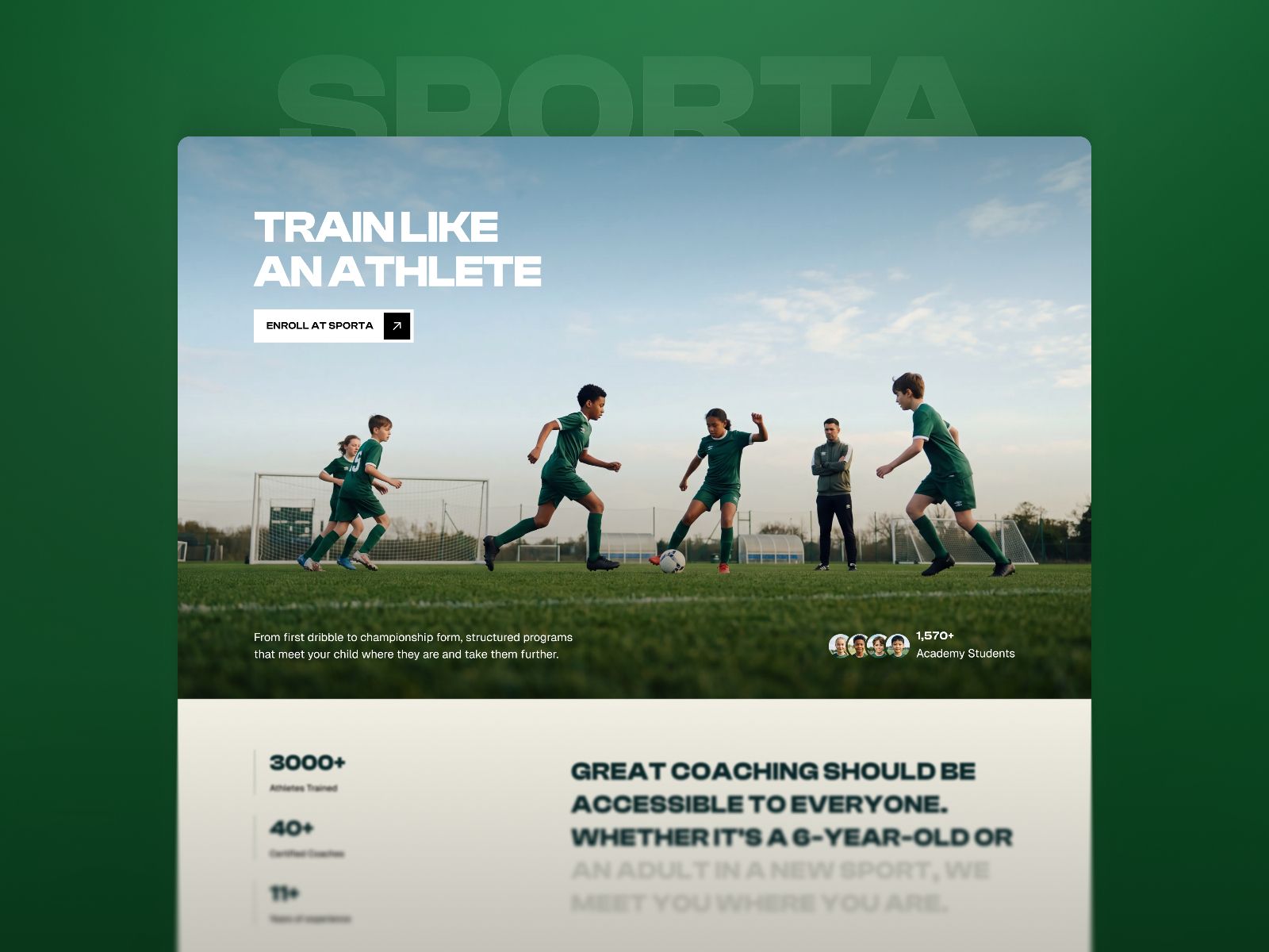 Sporta — web Flow™