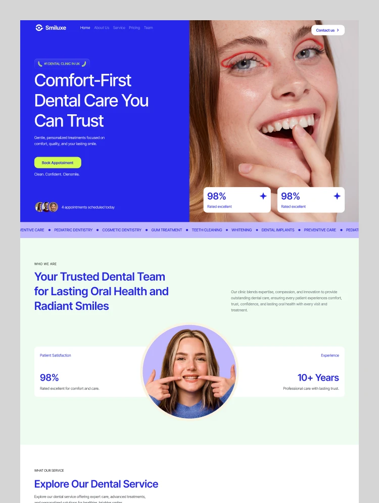Smiluxe — web Flow™