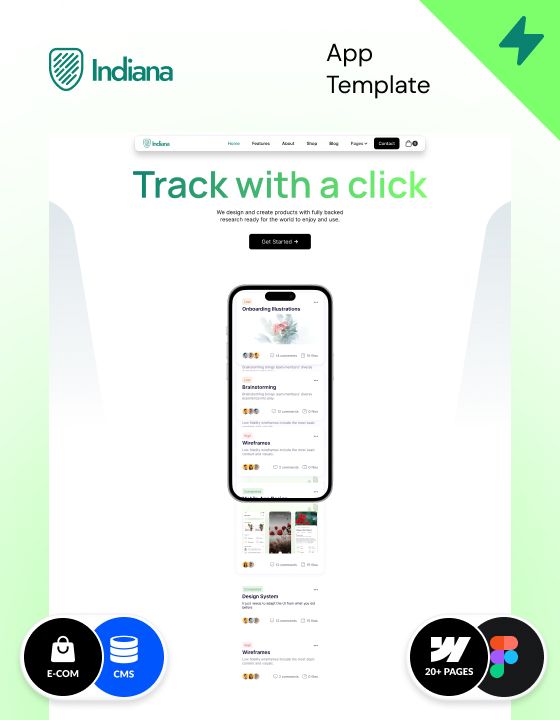 Indiana — web Flow™