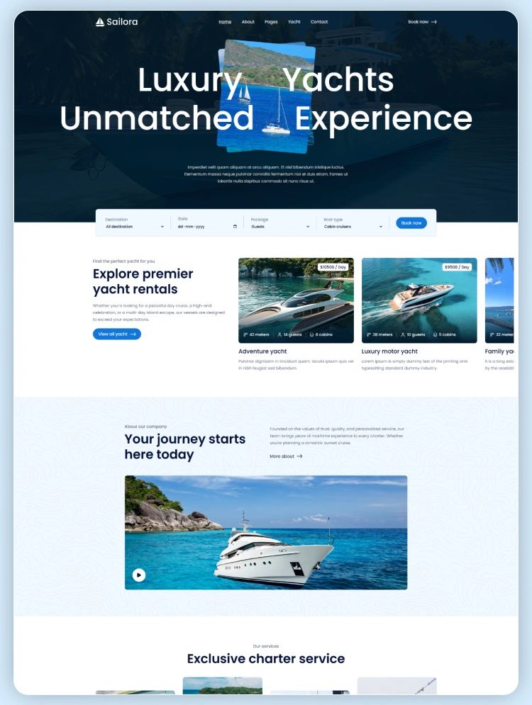 Sailora — web Flow™