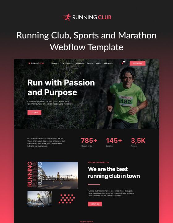 Running Club 128 — web Flow™