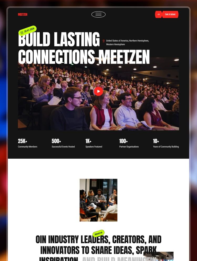 Meetzen — web Flow™