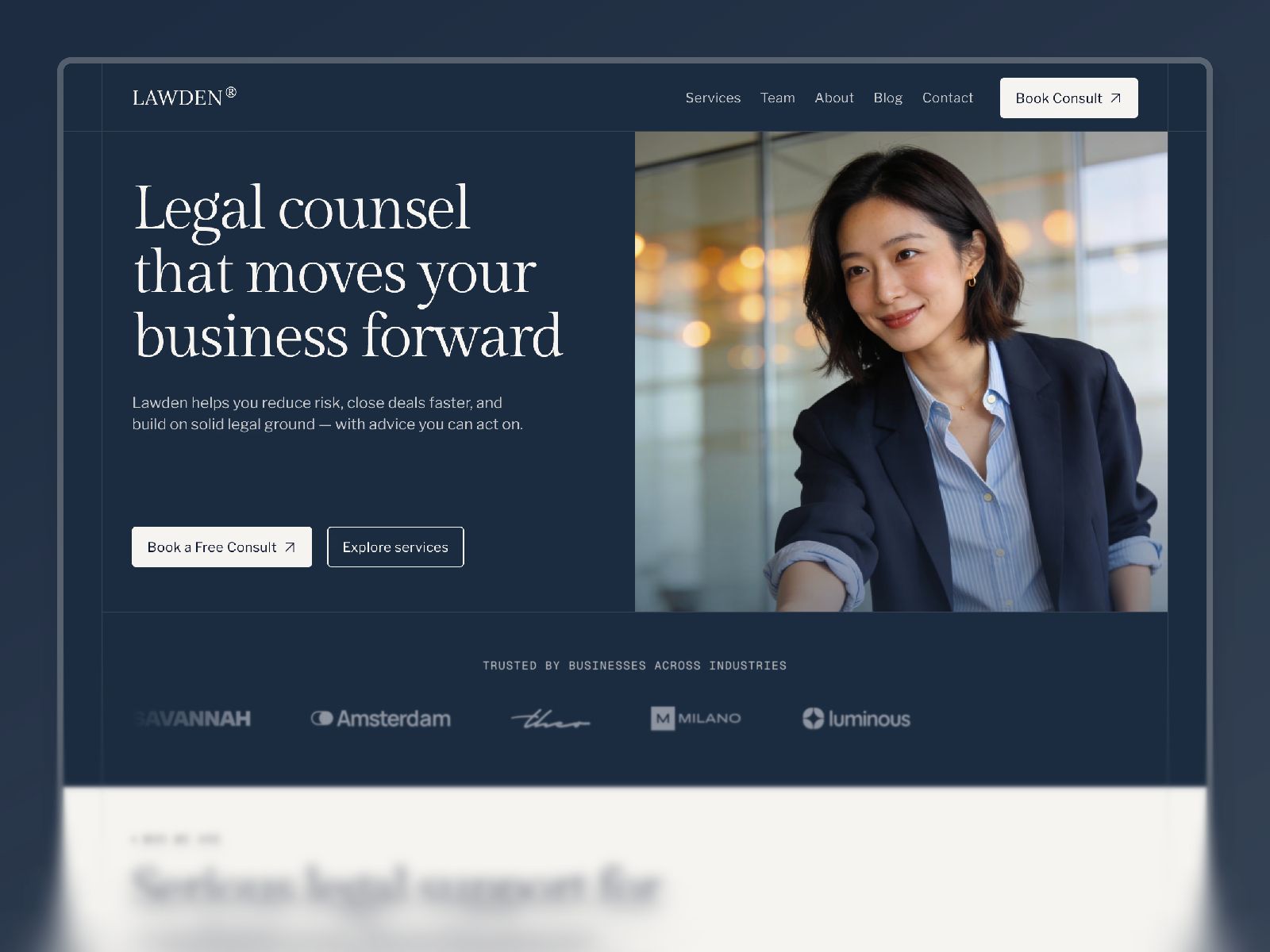 Lawden — web Flow™