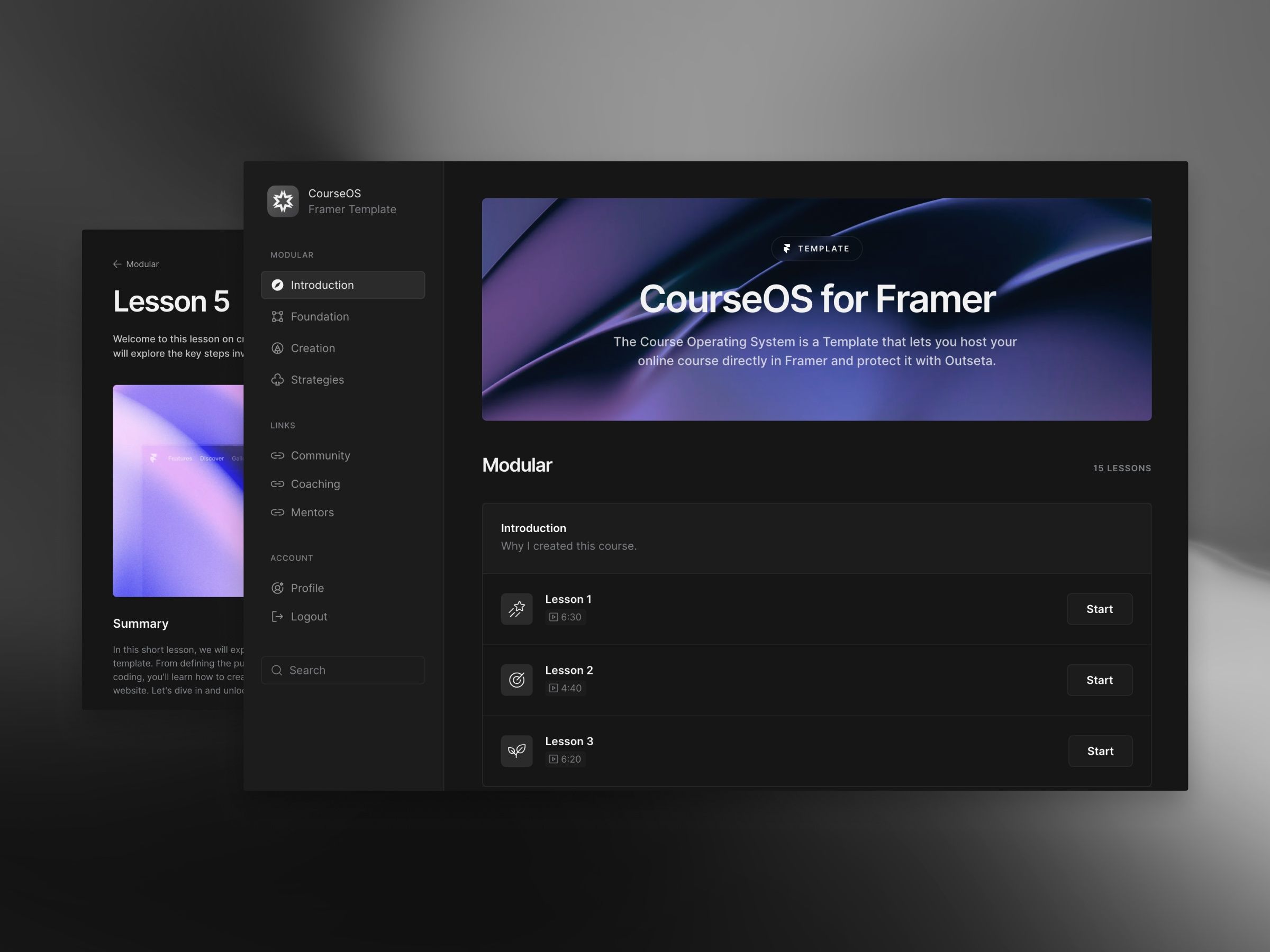 CourseOS — web Flow™