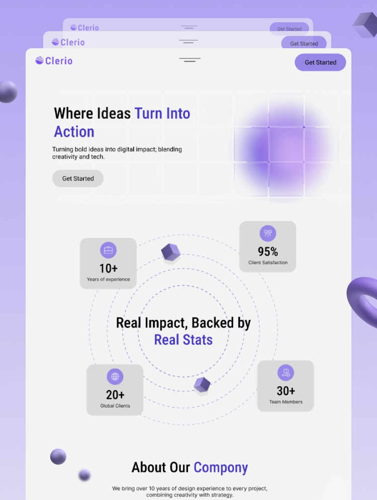 Clerio — web Flow™