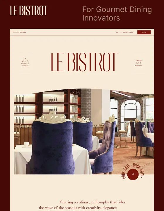 Le Bistrot — web Flow™