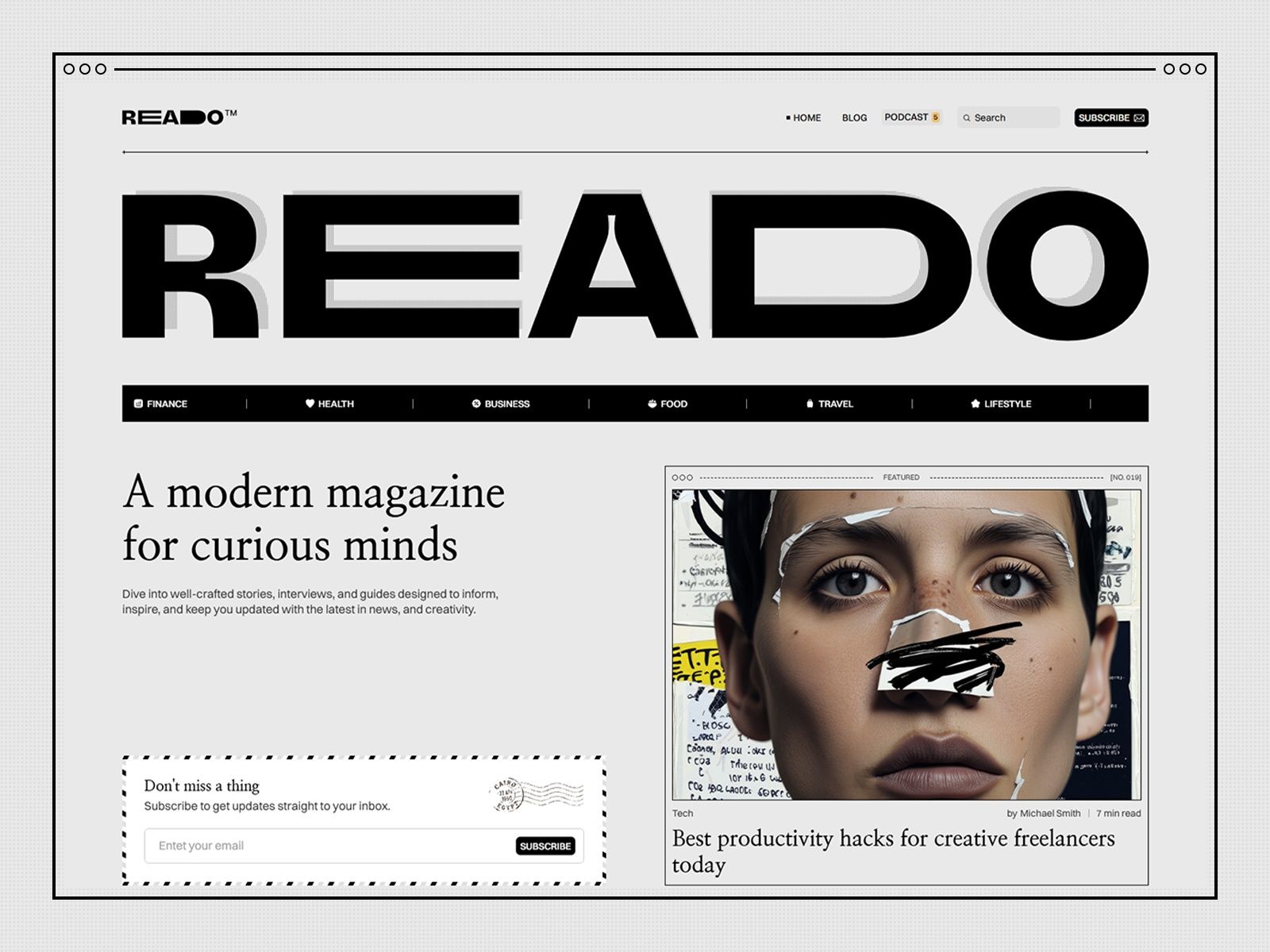 Reado — web Flow™
