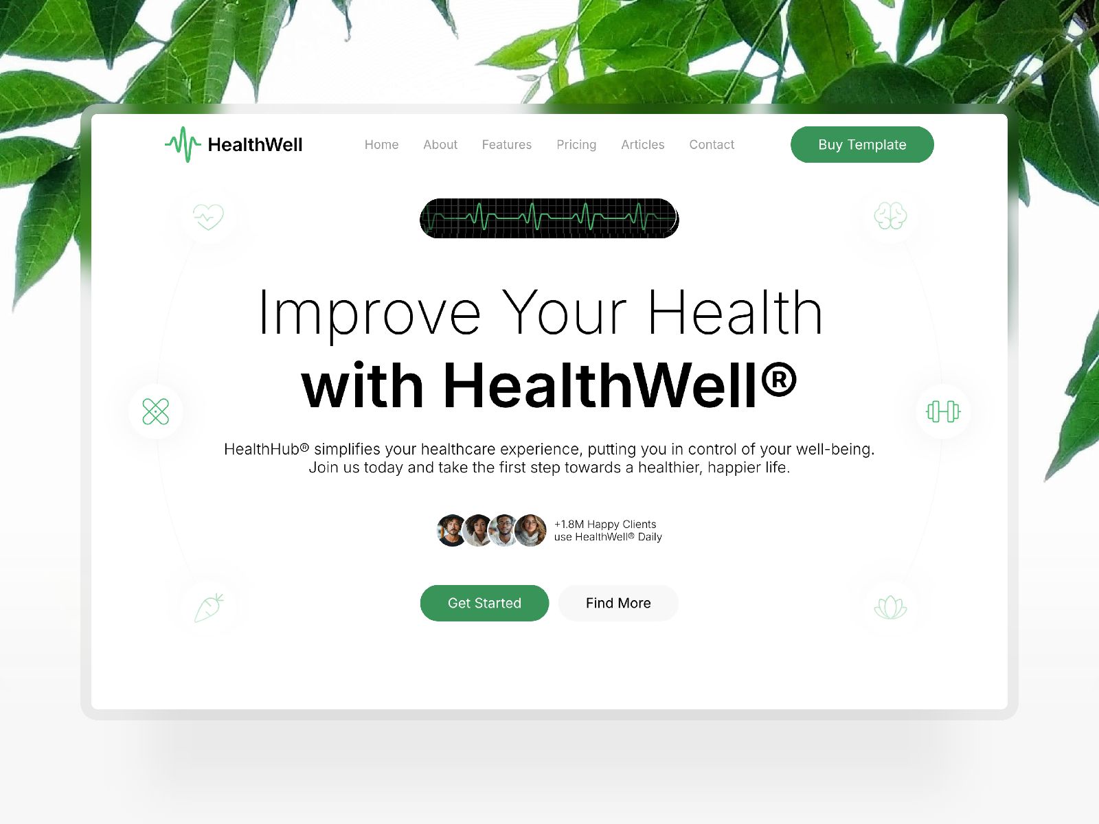 HealthWell — web Flow™
