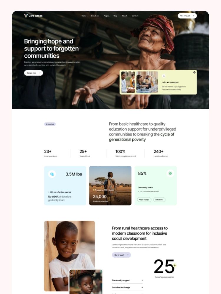 Care Hands — web Flow™